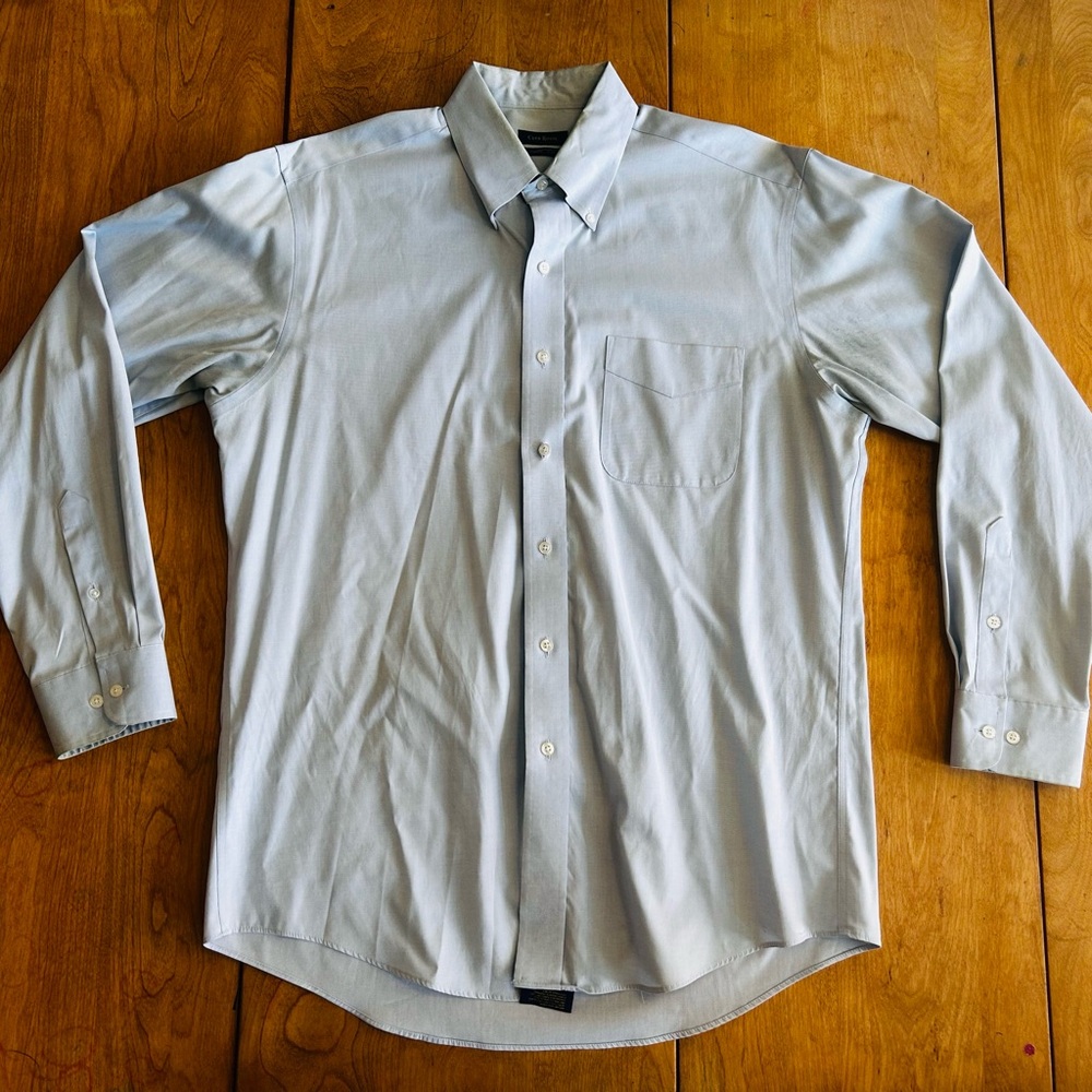 Club Room Men's Light Blue Dress Shirt - 16 34/35 / Large
